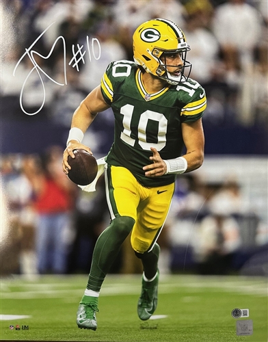 JORDAN LOVE SIGNED PACKERS 16X20 PHOTO #1 - BAS