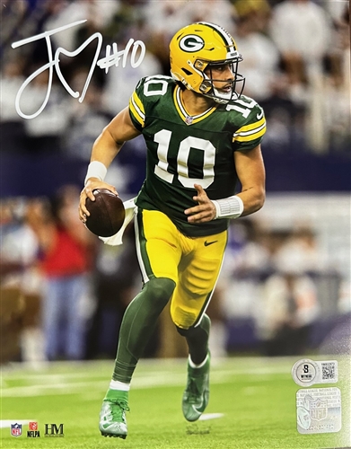 JORDAN LOVE SIGNED PACKERS 8X10 PHOTO #1 - BAS