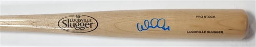 WILLIAM CONTRERAS SIGNED  LOUISVILLE SLUGGER BLONDE BAT - BREWERS - JSA