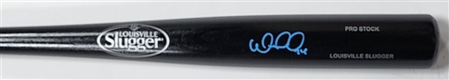 WILLIAM CONTRERAS SIGNED  LOUISVILLE SLUGGER BLACK BAT - BREWERS - JSA