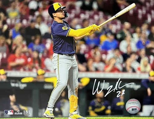 WILLY ADAMES SIGNED BREWERS 8X10 PHOTO #14