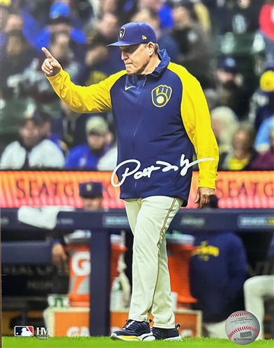 PAT MURPHY SIGNED BREWERS 8X10 PHOTO #1