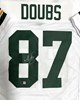 ROMEO DOUBS SIGNED CUSTOM REPLICA PACKERS WHITE JERSEY - BAS