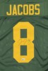 JOSH JACOBS SIGNED CUSTOM REPLICA PACKERS 1950'S JERSEY - BAS