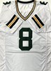 JOSH JACOBS SIGNED CUSTOM REPLICA PACKERS WHITE JERSEY - BAS