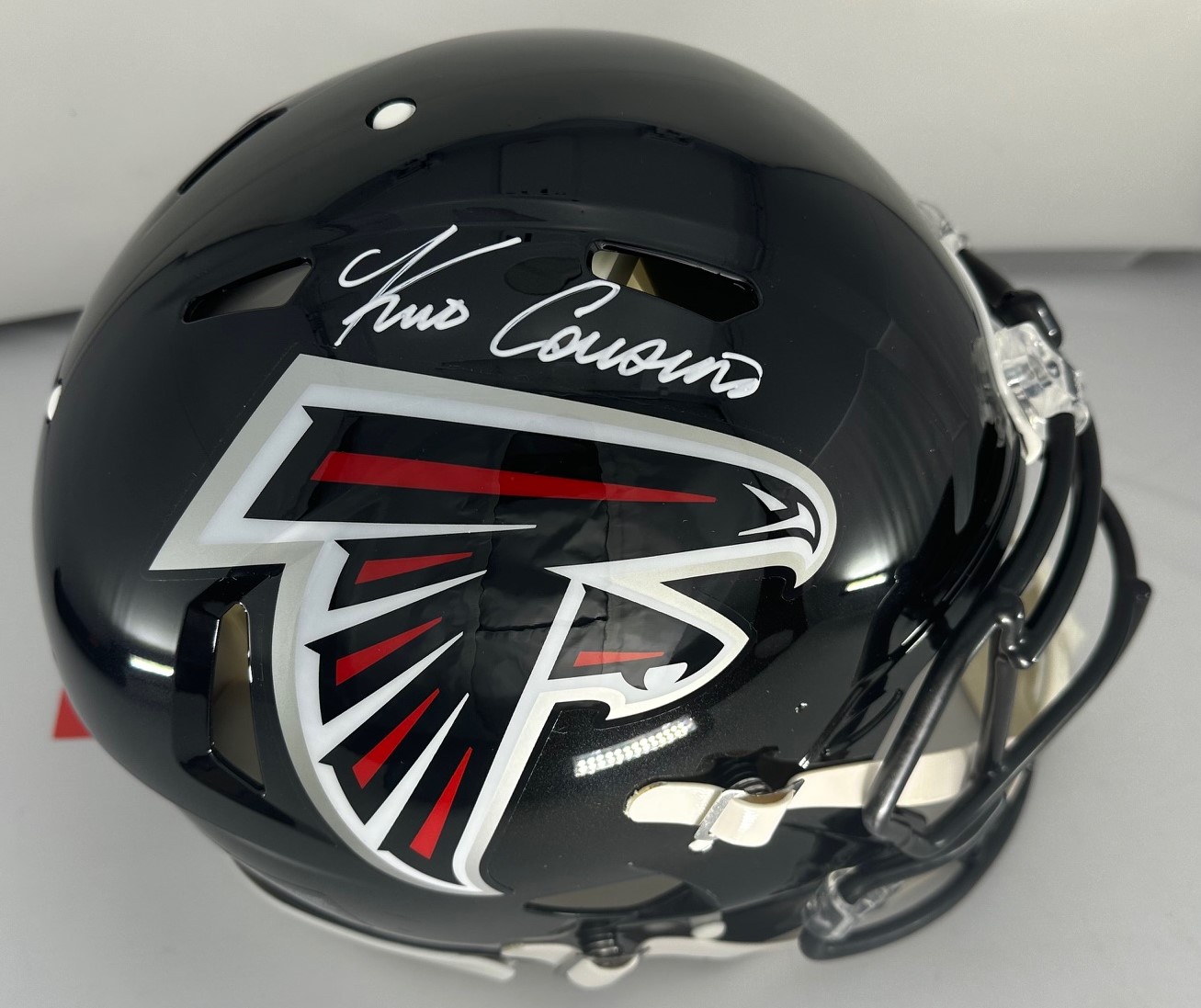 KIRK COUSINS SIGNED FULL SIZE FALCONS AUTHENTIC SPEED HELMET - FAN