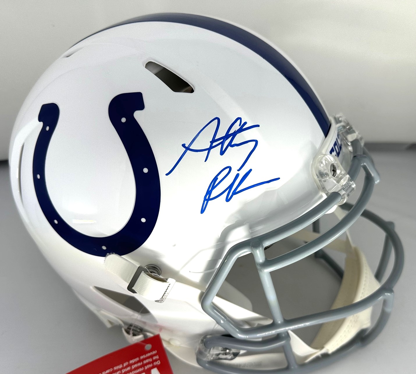 ANTHONY RICHARDSON SIGNED FULL SIZE COLTS AUTHENTIC SPEED HELMET - FAN