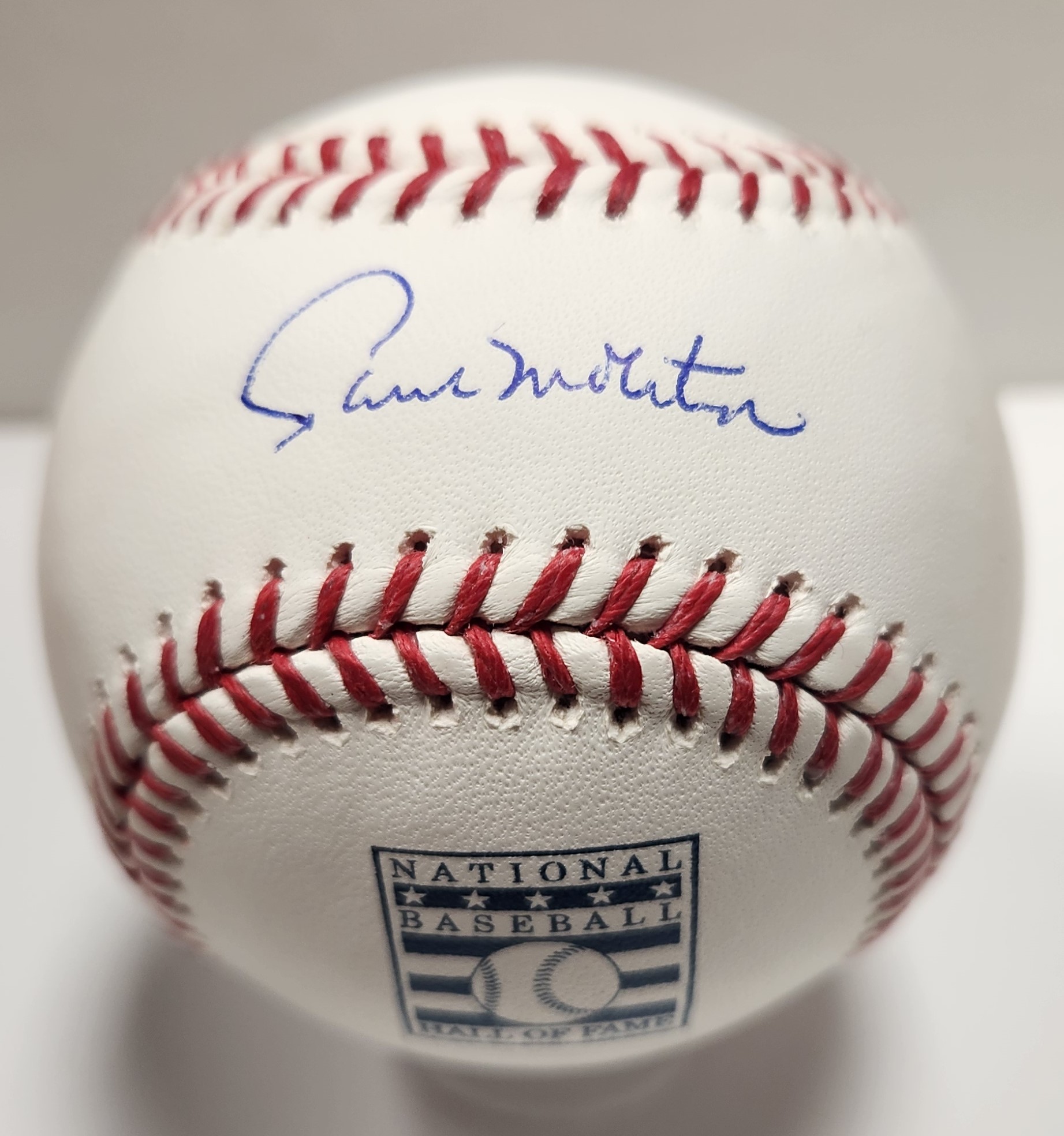 PAUL MOLITOR SIGNED OFFICIAL MLB HALL OF FAME LOGO BASEBALL #2 - JSA