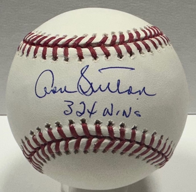 DON SUTTON SIGNED OFFICIAL MLB BASEBALL #1 W/ 324 WINS