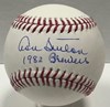 DON SUTTON SIGNED OFFICIAL MLB BASEBALL W/ 1982 BREWERS