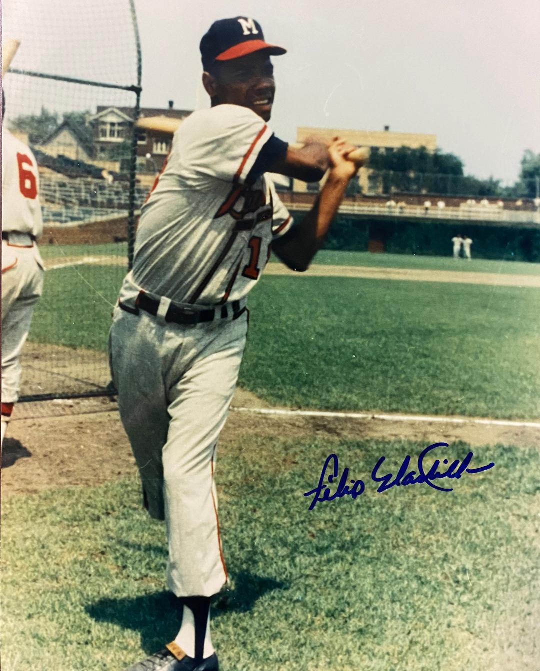 FELIX MANTILLA SIGNED 8X10 MILW BRAVES PHOTO #10