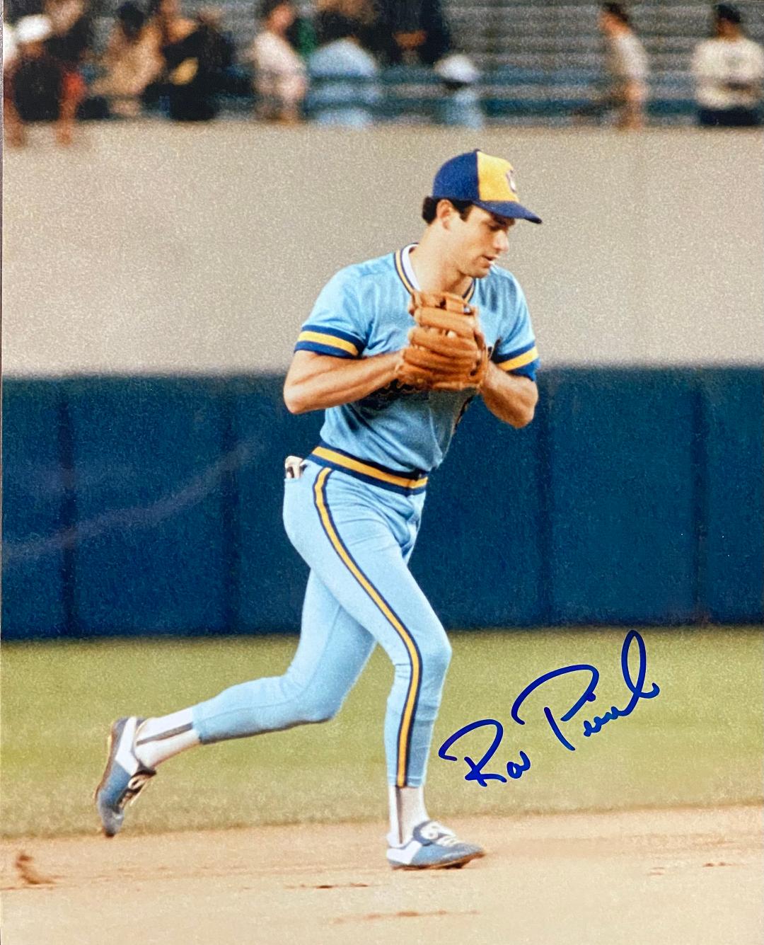 ROB PICCIOLO SIGNED 8X10 BREWERS PHOTO #1