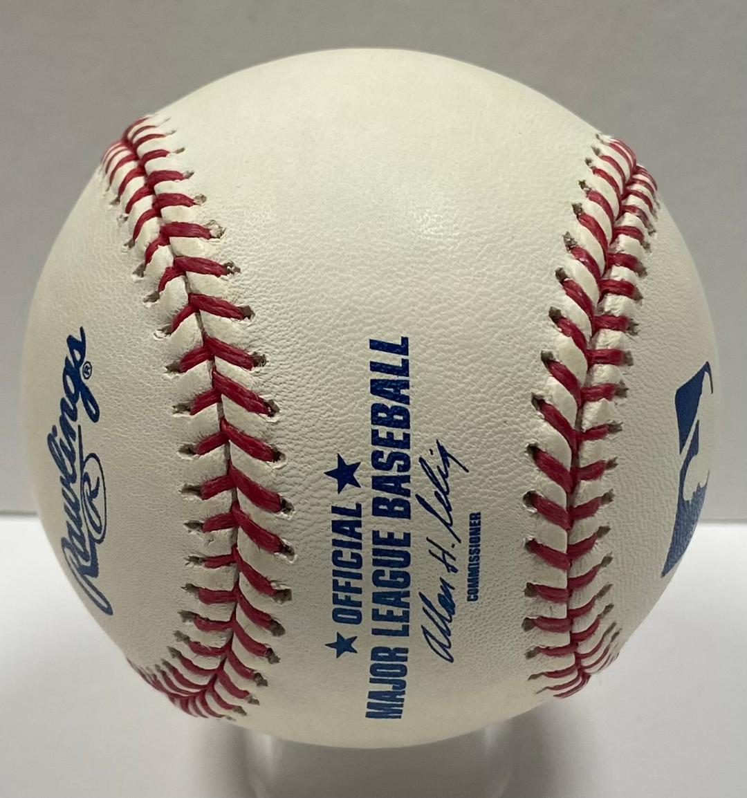 RED SCHOENDIENST SIGNED OFFICIAL MLB BASEBALL W/ 1957 BRAVES