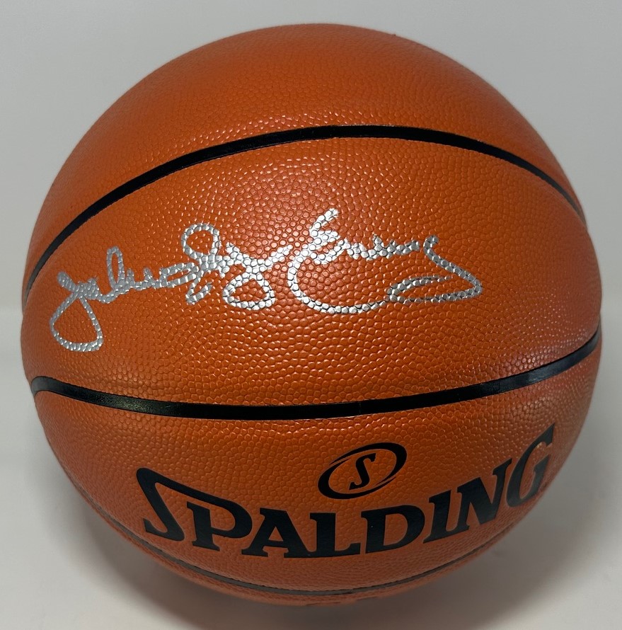 JULIUS ERVING SIGNED FULL SIZE WILSON REPLICA BASKETBALL - BAS