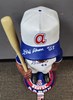 ATLANTA BRAVES HANK AARON SIGNED 3 FOOT BOBBLEHEAD W/755 - JSA