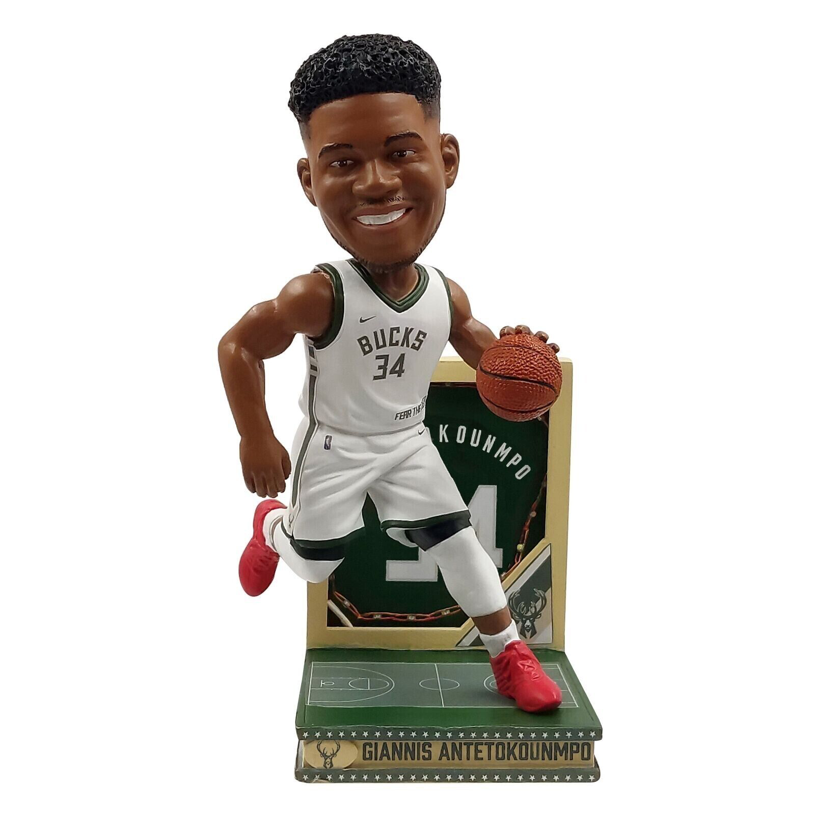 GIANNIS ANTETOKOUNMPO 2022 ”LED LIGHT UP SERIES” FOCO MILWAUKEE BUCKS BOBBLEHEAD