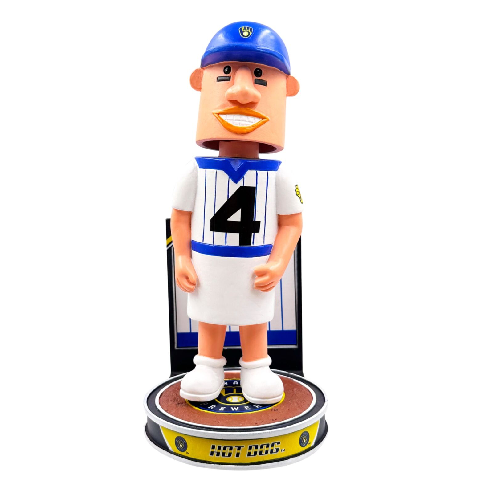 HOT DOG (RACING SAUSAGE) 2023 HERO SERIES FOCO MILWAUKEE BREWERS BOBBLEHEAD