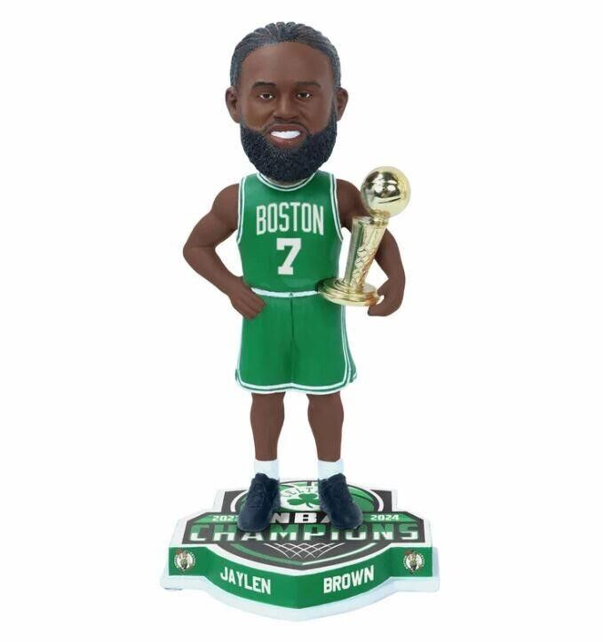 JAYLEN BROWN 2024 NBA CHAMPIONS FOCO BOSTON CELTICS BOBBLEHEAD