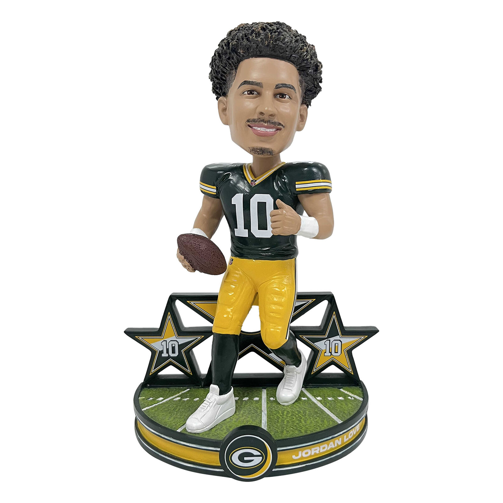 JORDAN LOVE 2024 SUPERSTAR FOCO GREEN BAY PACKERS BOBBLEHEAD