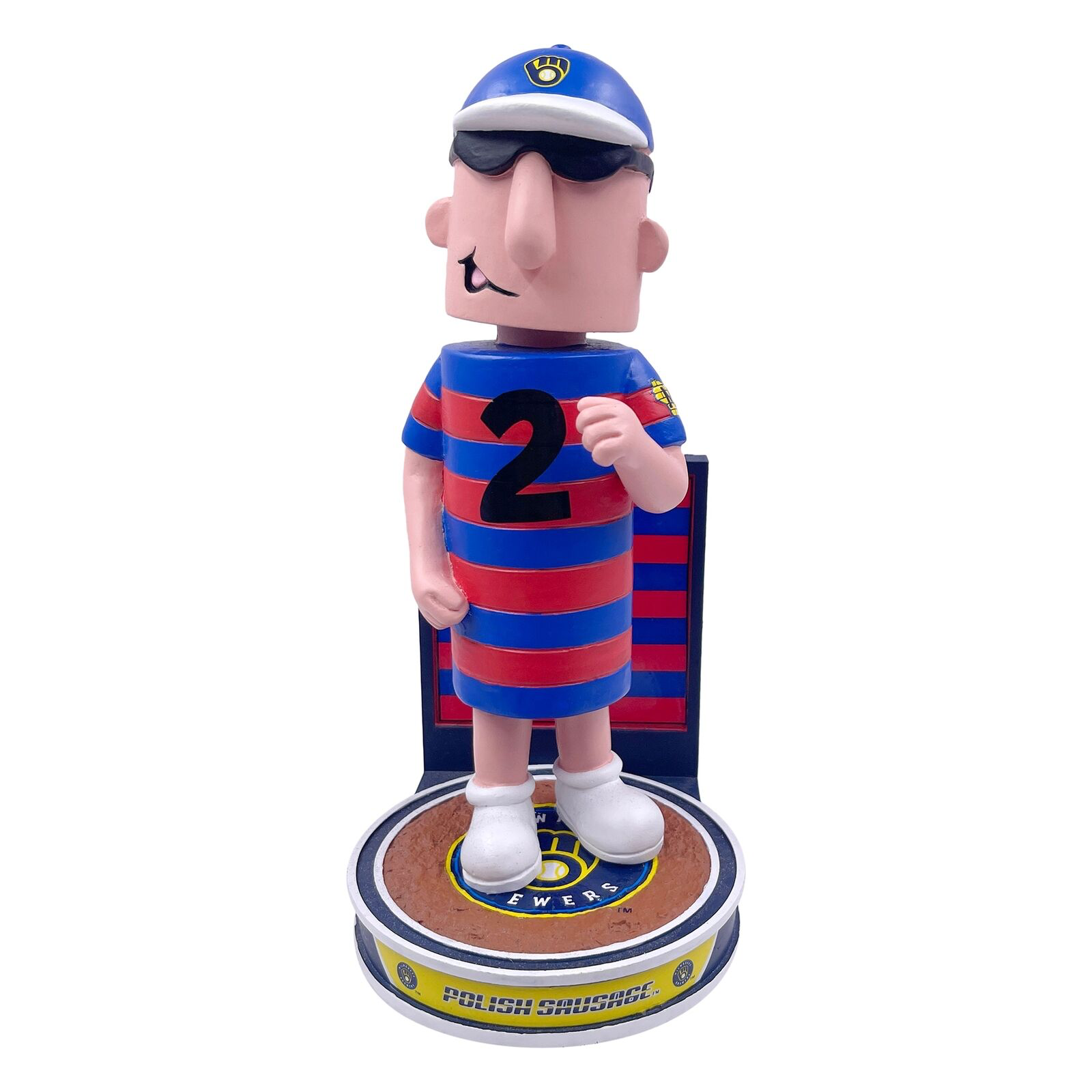 POLISH (RACING SAUSAGE) 2023 HERO SERIES FOCO MILWAUKEE BREWERS BOBBLEHEAD