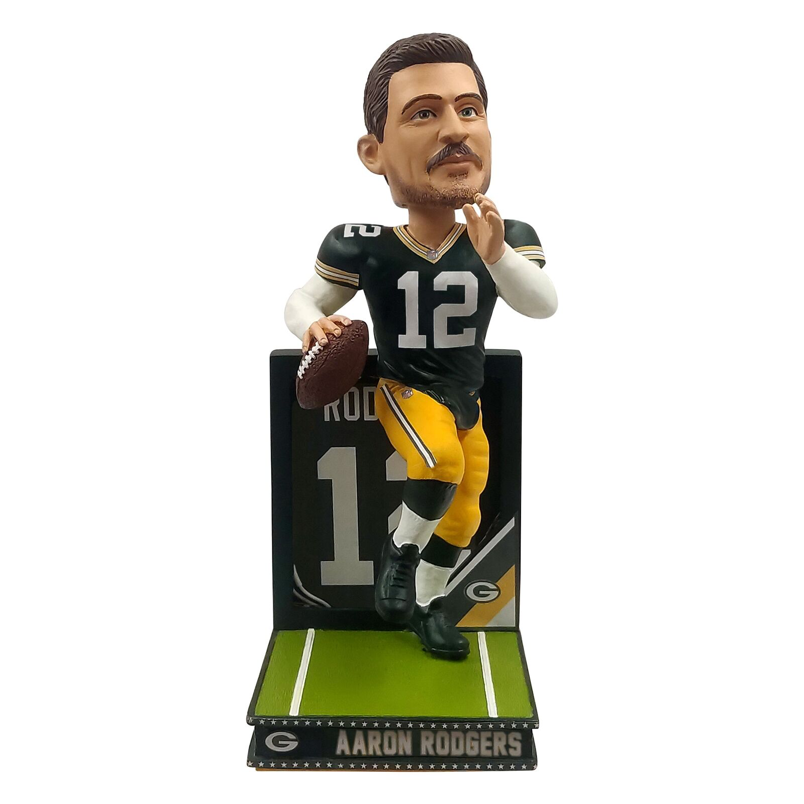 AARON RODGERS 2022 ”LED LIGHT UP SERIES” FOCO GREEN BAY PACKERS BOBBLEHEAD