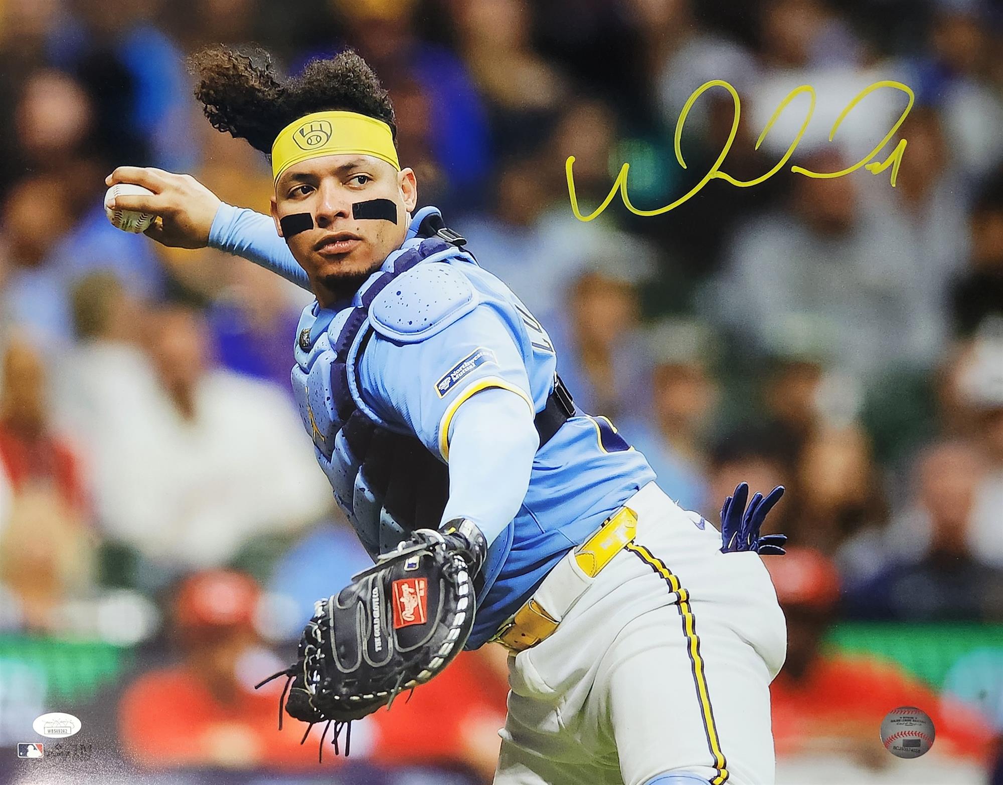 WILLIAM CONTRERAS SIGNED BREWERS 16X20 PHOTO #7 - JSA