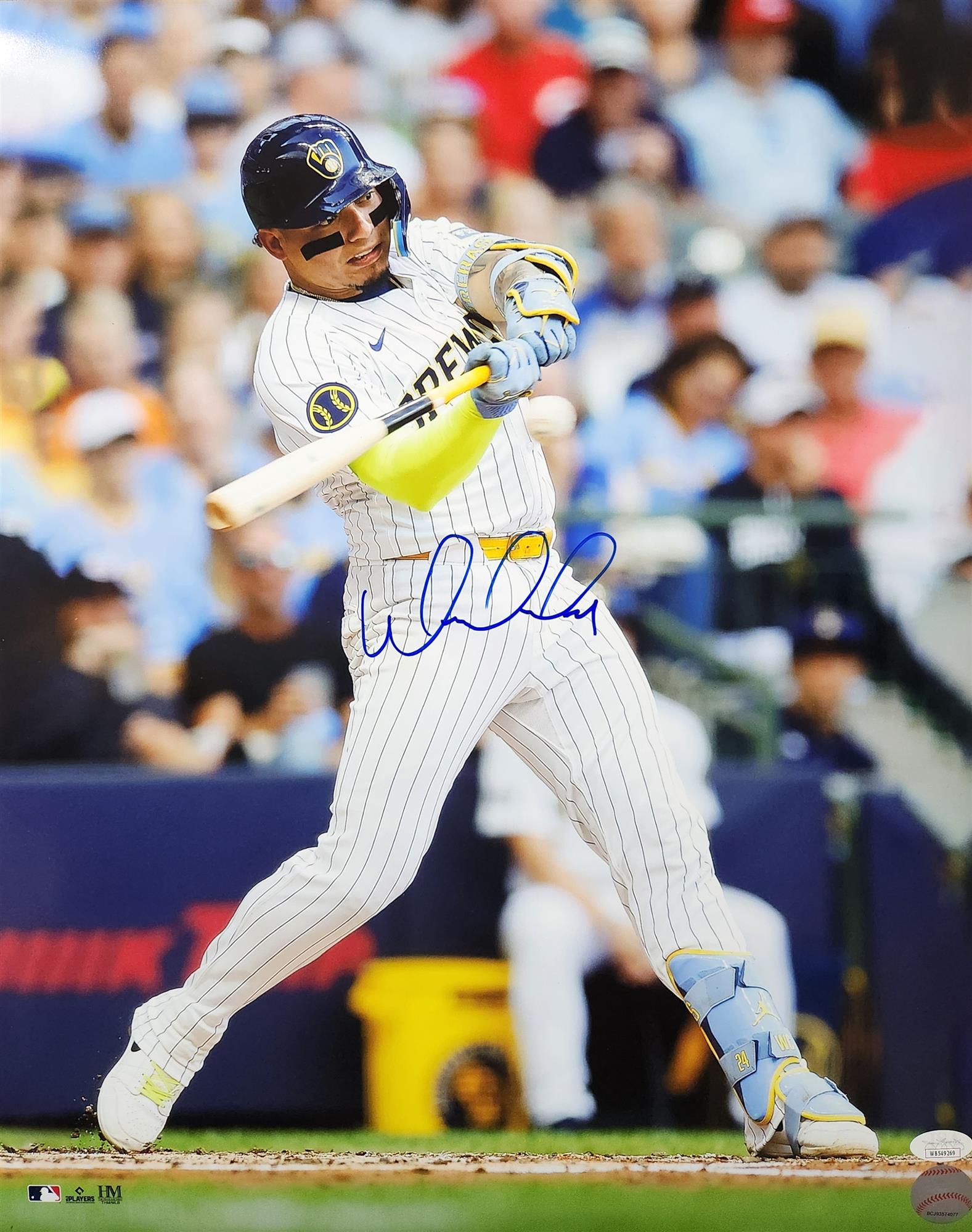 WILLIAM CONTRERAS SIGNED BREWERS 16X20 PHOTO #10 - JSA