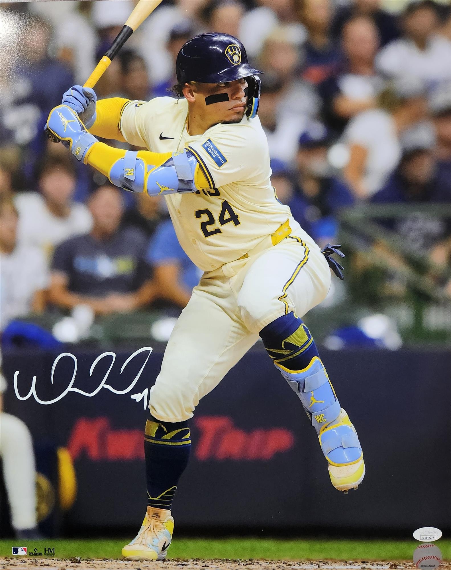 WILLIAM CONTRERAS SIGNED BREWERS 16X20 PHOTO #9 - JSA