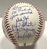 1982 MILWAUKEE BREWERS TEAM SIGNED OFFICIAL MLB BASEBALL - 22 SIGS