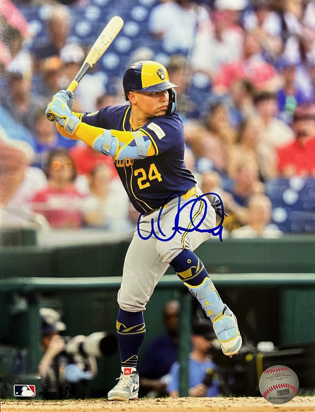 WILLIAM CONTRERAS SIGNED BREWERS 8X10 PHOTO #8