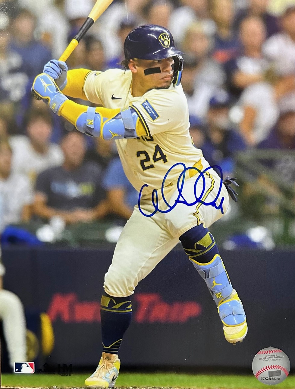 WILLIAM CONTRERAS SIGNED BREWERS 8X10 PHOTO #9