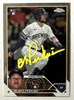 BLAKE PERKINS SIGNED 2023 TOPPS BREWERS CHROME ROOKIE CARD #USC206