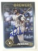 BLAKE PERKINS SIGNED 2024 TOPPS BREWERS CARD #663