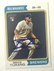 BRICE TURANG SIGNED 2023 TOPPS HERITAGE BREWERS ROOKIE CARD #614