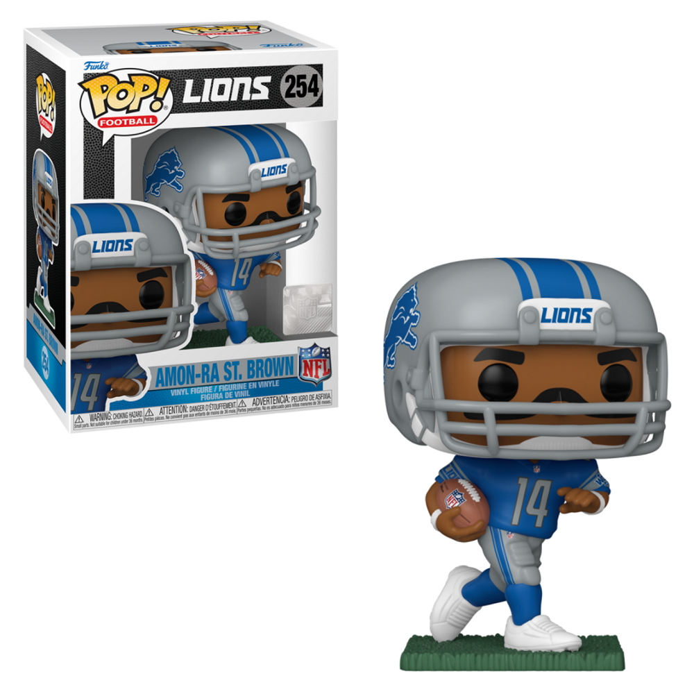 AMON-RA ST BROWN DETROIT LIONS NFL POP FUNKO FIGURE #254