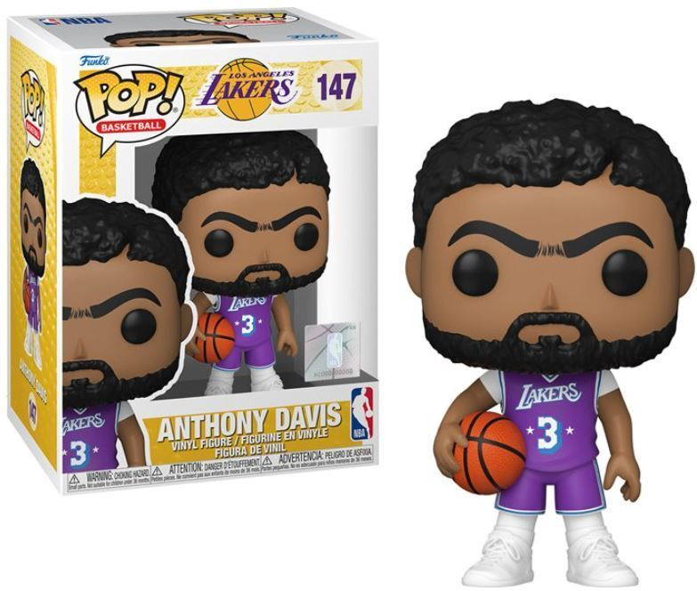 ANTHONY DAVIS LOS ANGELES LAKERS NBA POP FUNKO FIGURE #147