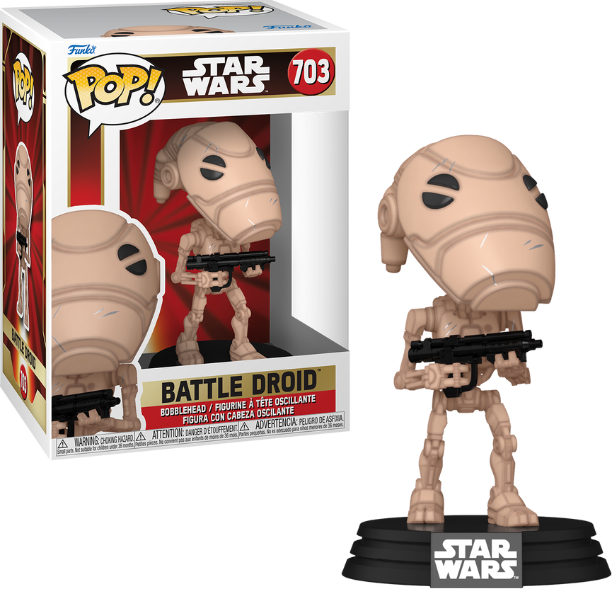 BATTLE DROID POP FUNKO FIGURE #703