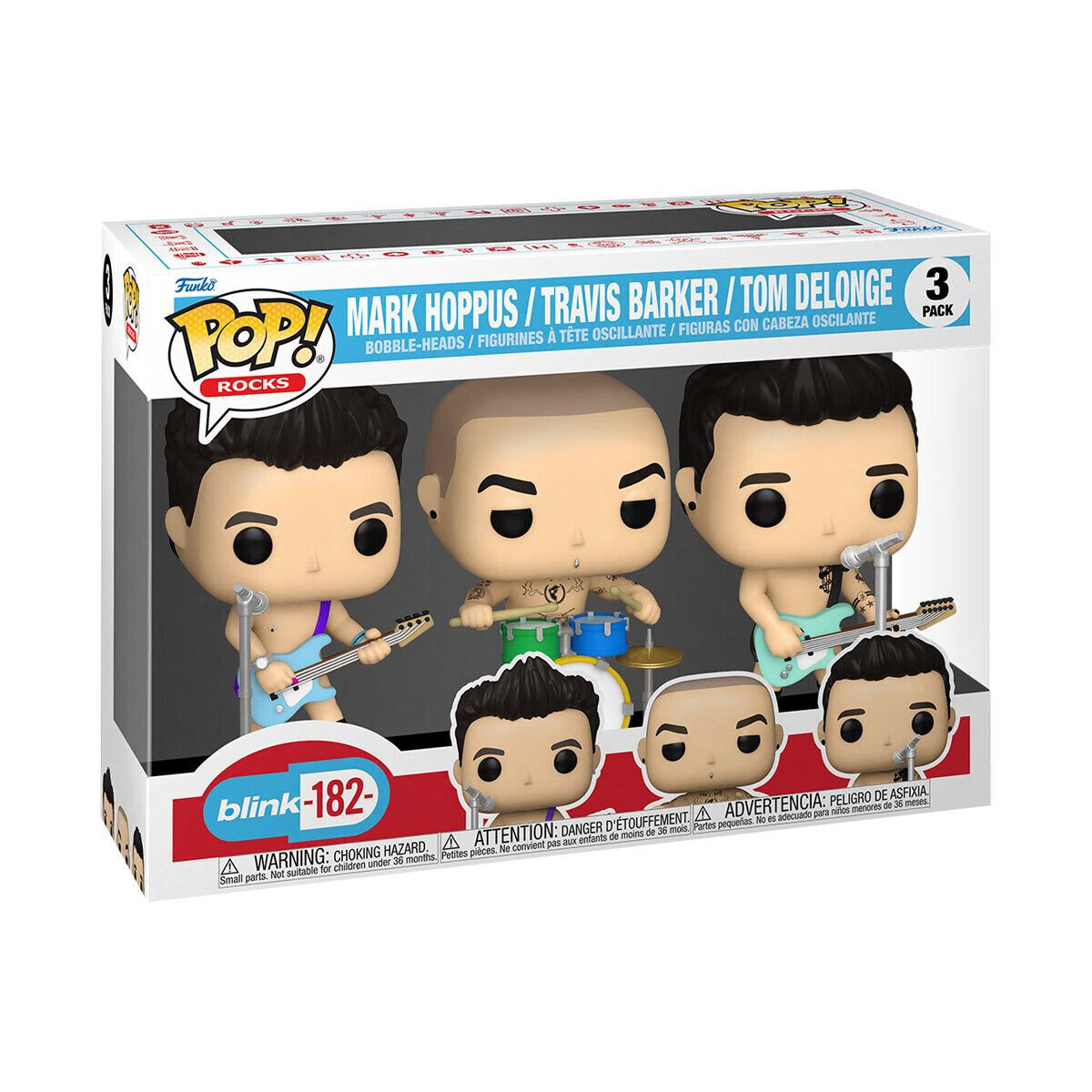 BLINK 182 3 PACK POP FUNKO FIGURES