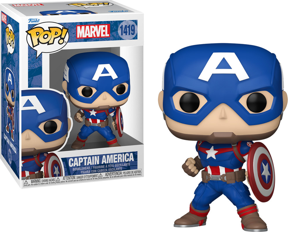 CAPTAIN AMERICA POP FUNKO FIGURE #1419