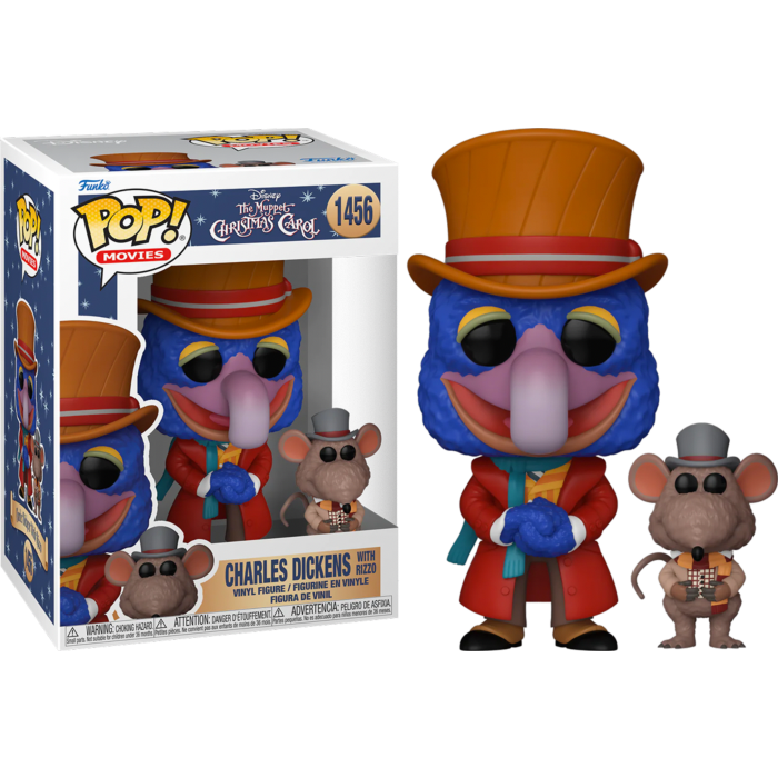 CHARLES DICKENS WITH RIZZO POP FUNKO FIGURE #1456