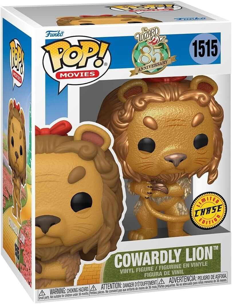 COWARDLY LION WIZARD OF OZ POP FUNKO FIGURE CHASE #1515