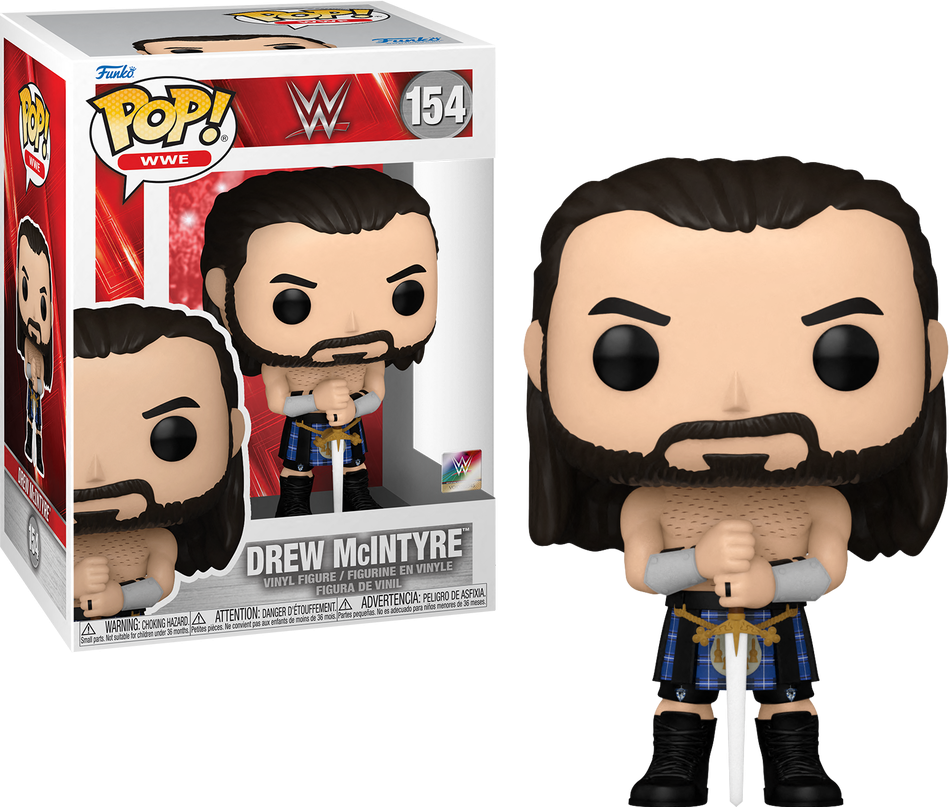 DREW MCINTYRE WWE WRESTLING POP FUNKO FIGURE #154