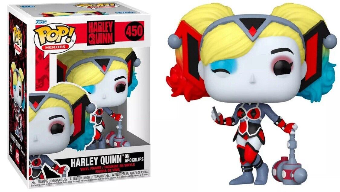 HARLEY QUINN ON APOKOLIPS POP FUNKO FIGURE #450