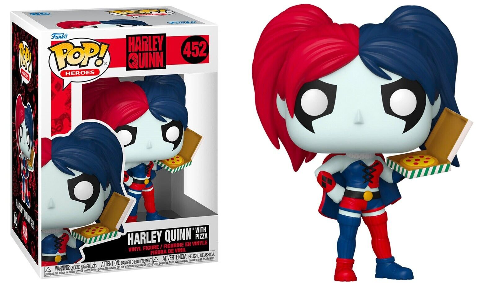 HARLEY QUINN WITH PIZZA POP FUNKO FIGURE #452