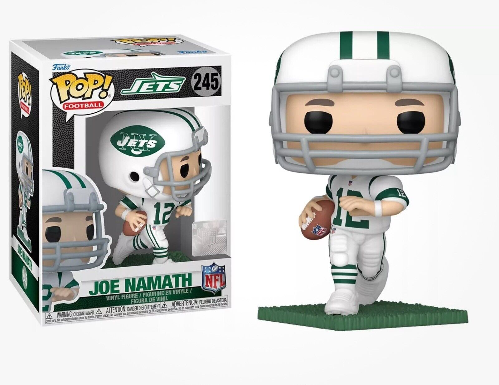 JOE NAMATH NEW YORK JETS NFL POP FUNKO FIGURE #245