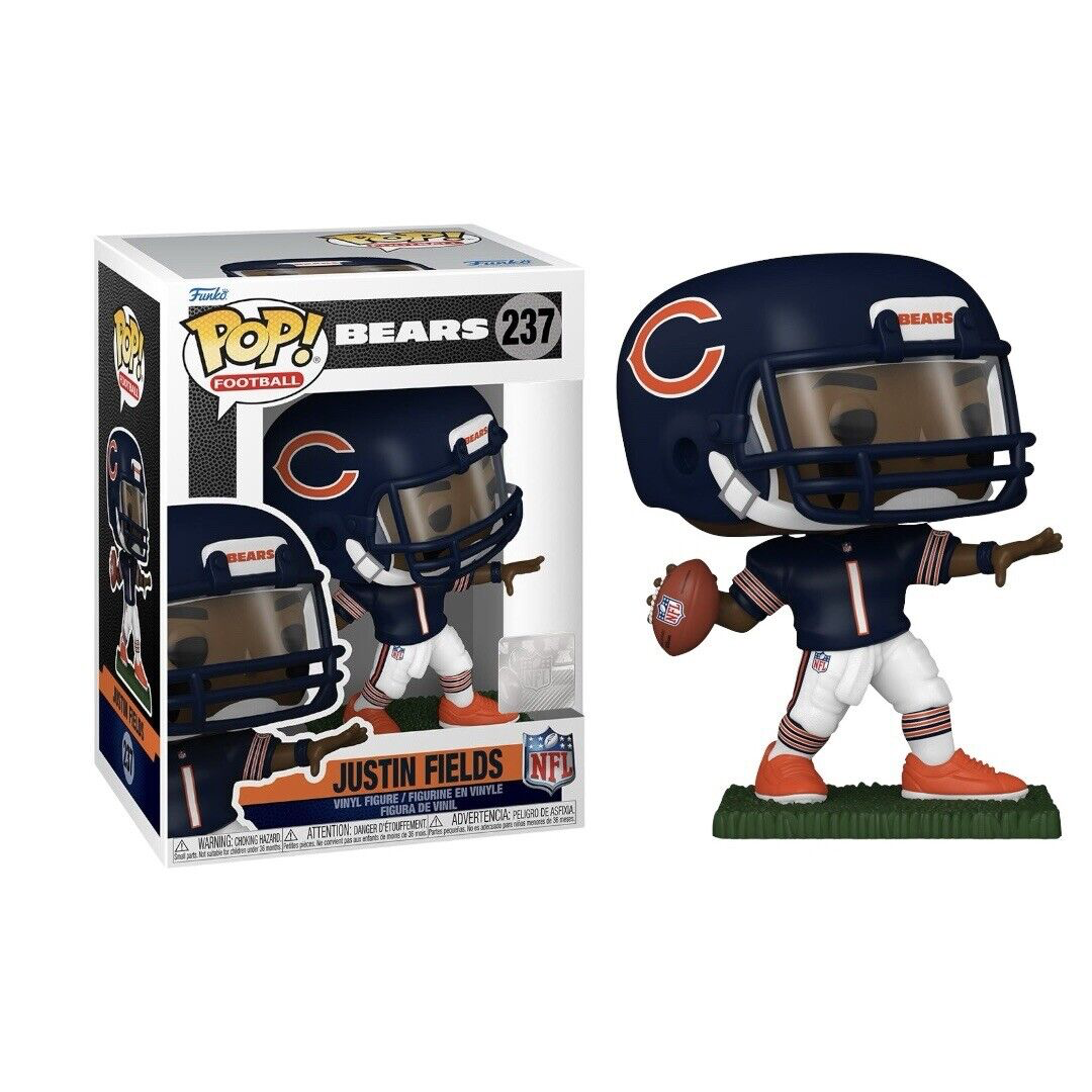 JUSTIN FIELDS CHICAGO BEARS NFL POP FUNKO FIGURE #237