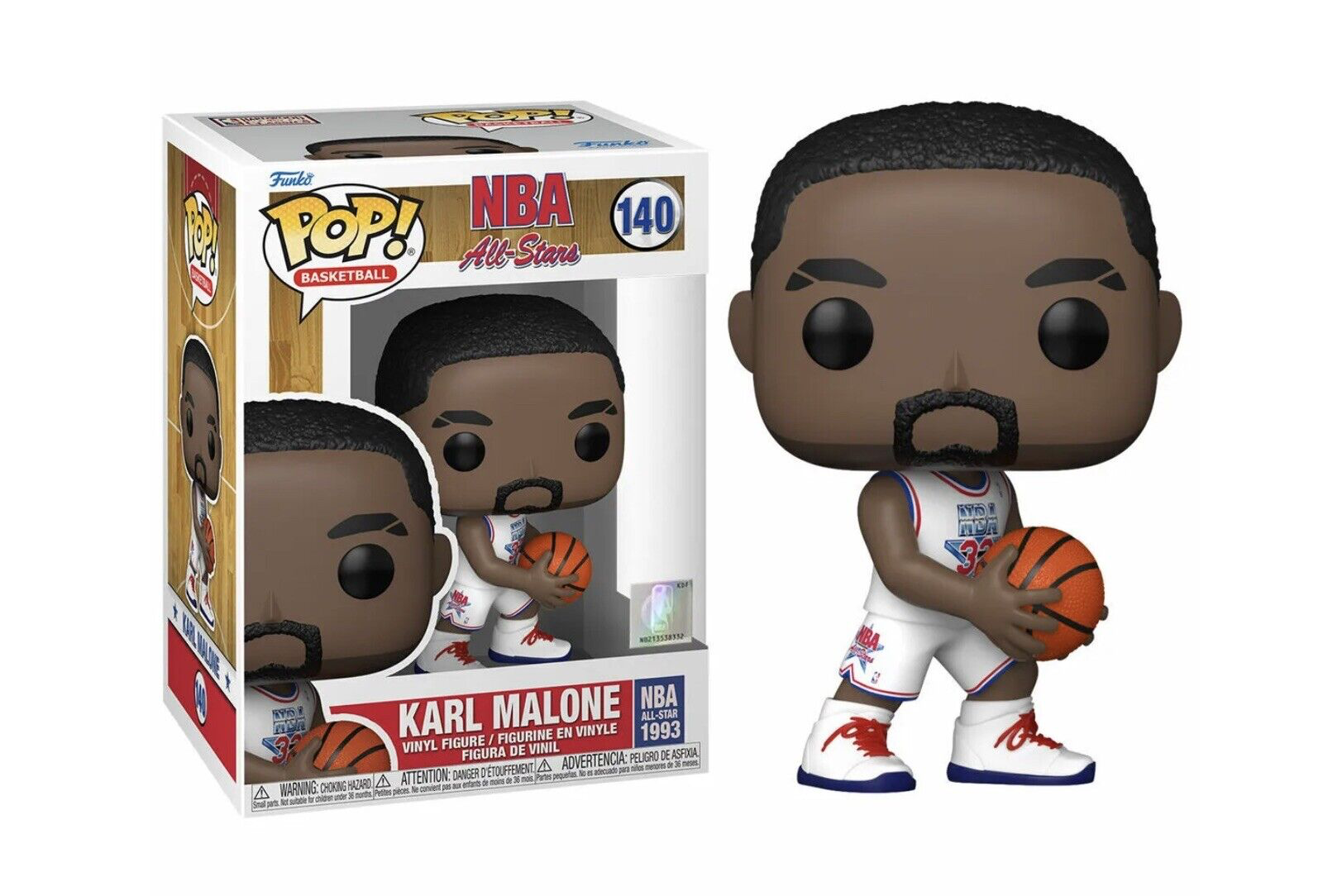 KARL MALONE ALL STAR NBA POP FUNKO FIGURE #140