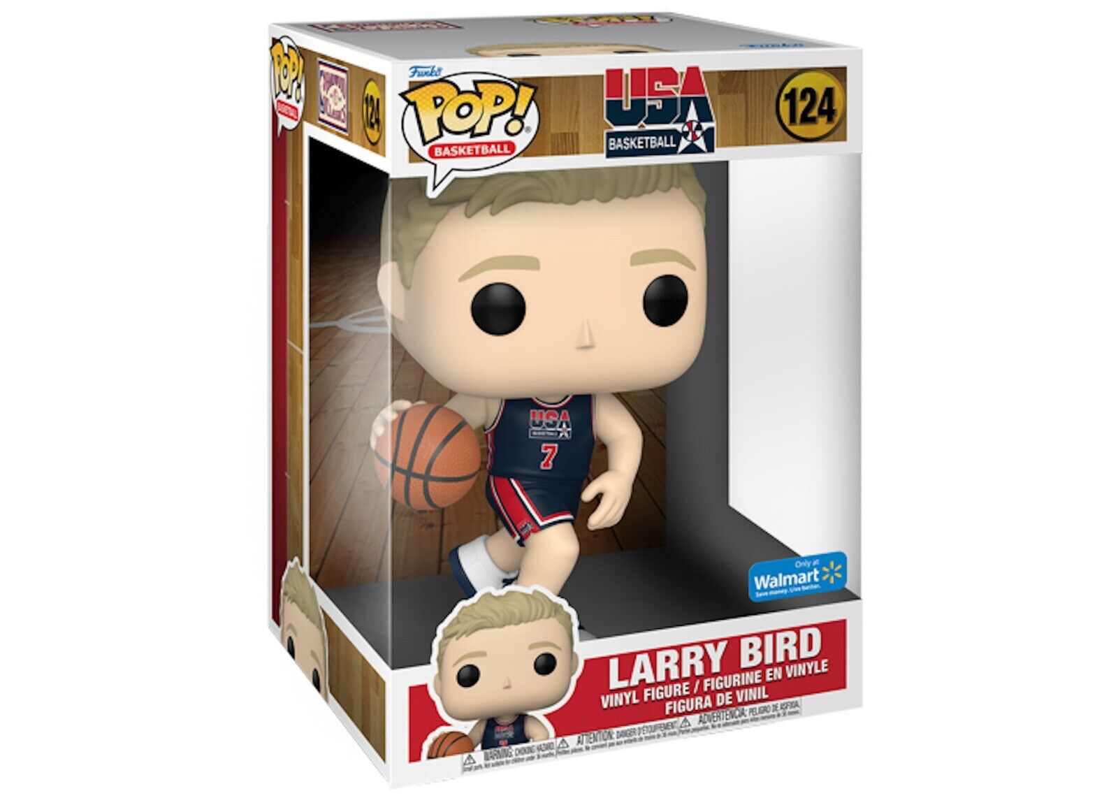 LARRY BIRD TEAM USA 10 INCH NBA POP FUNKO FIGURE #124