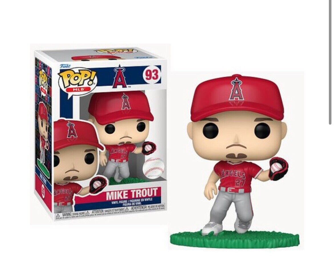 MIKE TROUT LOS ANGELES ANGELS MLB POP FUNKO FIGURE #93