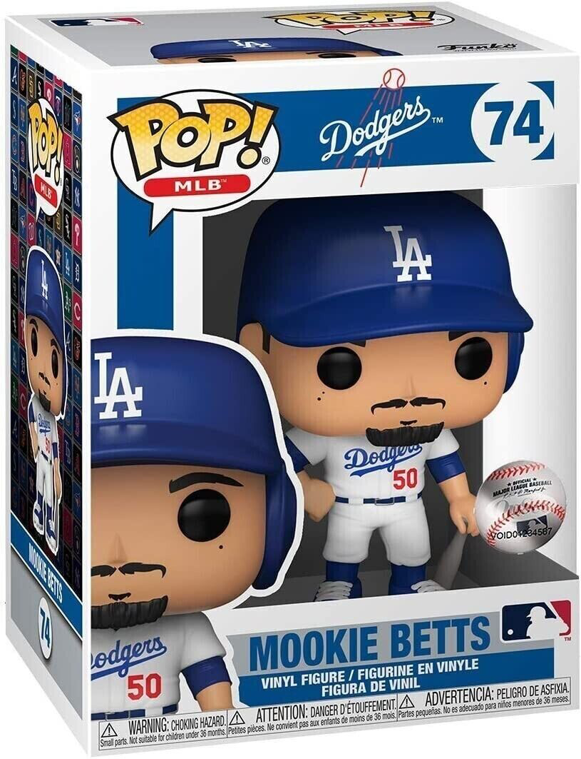 MOOKIE BETTS LOS ANGELES DODGERS MLB POP FUNKO FIGURE #74